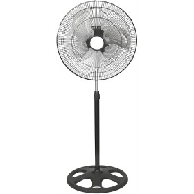 UBOON Ventilador de Pie Potente 75W | 3 Velocidades & Oscilación | Altura Regulable | Silencioso | Base Estable | Ideal para