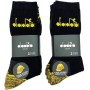 Diadora - 6 pares de calcetines de trabajo de rizo puntera y talón reforzados UNISEX de media pierna - extra confort NUEVO