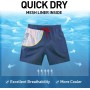 Arcweg Bañador Hombre Chico Playa Poliéster Pantalon Corto Hombre Deporte Secado Rápido Bañadores Natacion Ligero Moda Shorts