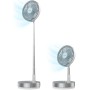 Cecotec Ventilador Portátil Plegable EnergySilence 800 FoldAir Portable. Batería 7200mAh, Diseño Extensible y Ajustable, 5 Aspas