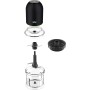 Braun MultiPractic 3 CH3011BK, Picadora con 4 Cuchilla de Acero Inoxidable, Función One Push, Triturador de Hielo, Apta para