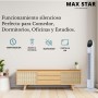 Max Star - Ventilador de Torre Silencioso 86 cm con Pantalla LED, Temporizador Digital y Mando a Distancia | Oscilante, 3