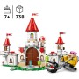 LEGO Super Mario Combate contra Roy en el Castillo de Peach Juguete de Construcción con Minifiguras de Personajes Nintendo,