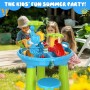 Diealles Shine Mesa de Agua para Niños, Versátil Mesa de Arena y Agua, Water Table Juguetes de Verano al Aire Libre para Niños y