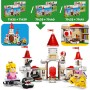 LEGO Super Mario Combate contra Roy en el Castillo de Peach Juguete de Construcción con Minifiguras de Personajes Nintendo,