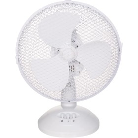 Russell Hobbs Ventilador portátil de escritorio, 23 cm, 2 velocidades, oscilación con ángulo amplio, silencioso, para dormitorio