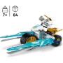 LEGO Ninjago Moto de Hielo de Zane de Juguete con 1 Minifigura, Juego de Aventuras Ninja con Vehículo, Regalo para Niños y Niñas