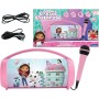 Lexibook, Disney Stitch, Altavoz luminoso inalámbrico con micrófono, Sonido estéreo, Función karaoke, Puertos USB y para