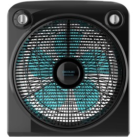 Cecotec Ventilador de Suelo con Temporizador EnergySilence 6000 PowerBox Black. 50 W, 5 aspas de 30 cm de diámetro, 3
