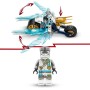 LEGO Ninjago Moto de Hielo de Zane de Juguete con 1 Minifigura, Juego de Aventuras Ninja con Vehículo, Regalo para Niños y Niñas