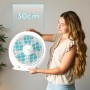 Cecotec Ventilador de Suelo con Temporizador EnergySilence 6000 PowerBox. 50 W, 5 Aspas de 30 cm de diámetro, 3 Velocidades,