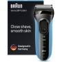Braun Series 3 ProSkin 3010s - Afeitadora eléctrica/máquina de afeitar recargable Wet & Dry (de uso en húmedo y seco) color azul