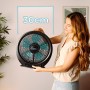 Cecotec Ventilador de Suelo con Temporizador EnergySilence 6000 PowerBox. 50 W, 5 Aspas de 30 cm de diámetro, 3 Velocidades,