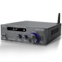 4.1 Canales Amplificador, 1600W Audio Amplificador, Bluetooth 5.0 Mini Hi-Fi Digital Amperio Integrado para los altavoces del