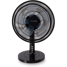 UNIVERSALBLUE Ventilador Sobre Mesa Silencioso Negro 35W | 5 Aspas | 3 Velocidades | Control mecánico | Modo Oscilación |