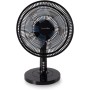 UNIVERSALBLUE Ventilador Sobre Mesa Silencioso Negro 35W | 5 Aspas | 3 Velocidades | Control mecánico | Modo Oscilación |