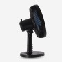 UNIVERSALBLUE Ventilador Sobre Mesa Silencioso Negro 35W | 5 Aspas | 3 Velocidades | Control mecánico | Modo Oscilación |