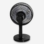 UNIVERSALBLUE Ventilador Sobre Mesa Silencioso Negro 35W | 5 Aspas | 3 Velocidades | Control mecánico | Modo Oscilación |