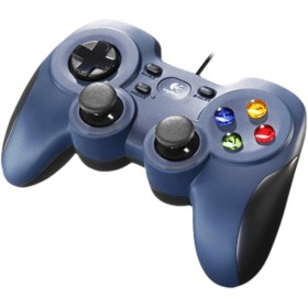 Logitech F310 Gamepad con Cable, Distribución Tipo Consola, Mando de Dirección 4 Conmutadores, Comodidad de Sujeción, Cable
