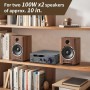 4.1 Canales Amplificador, 1600W Audio Amplificador, Bluetooth 5.0 Mini Hi-Fi Digital Amperio Integrado para los altavoces del