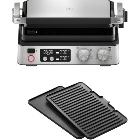 Braun MultiGrill 7 CG 7040, Plancha Cocina Eléctrica con Control Electrónico, 2 Termostatos Independientes, 3 Posiciones de