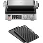 Braun MultiGrill 7 CG 7040, Plancha Cocina Eléctrica con Control Electrónico, 2 Termostatos Independientes, 3 Posiciones de