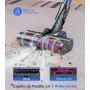 MIBODE Escoba Aspiradora Sin Cable, 45kPa/550W/70Mins Con Pantalla Táctil, Modo Automático y Cepillo Antienredos Para