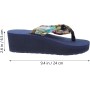 Holibanna Chanclas con Cuña de Bohemia Zapatillas de Playa para Mujer Talla 36 6Us 3. 5Uk 36. 5Eu (Beige)