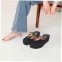 Holibanna Chanclas con Cuña de Bohemia Zapatillas de Playa para Mujer Talla 36 6Us 3. 5Uk 36. 5Eu (Beige)