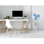 Bestron Summer Breeze Ventilador de Pedestal, Plastic, Blanco