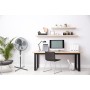 Bestron Summer Breeze Ventilador de Pedestal, Plastic, Blanco