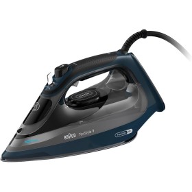 Braun TexStyle 9 SI9682 DB - Plancha de vapor con tecnología FreeGlide 3D, vapor vertical, función antigoteo, función de