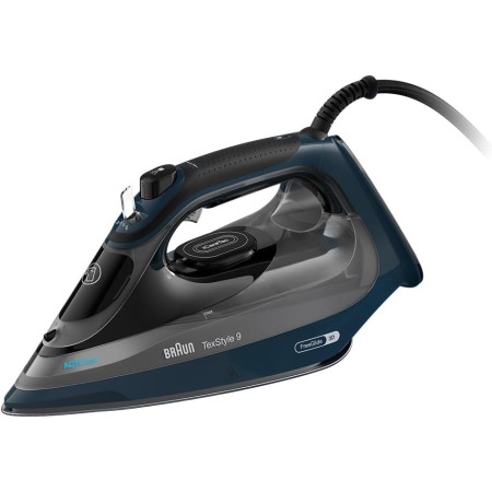 Braun TexStyle 9 SI9682 DB - Plancha de vapor con tecnología FreeGlide 3D, vapor vertical, función antigoteo, función de