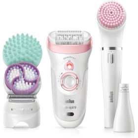 Braun Silk-épil Beauty Set 9 9-985 De Lujo 7en1 - Depiladora Mujer Inalámbrica Wet&Dry: Kit Depilación, Rasurado, Exfoliación y