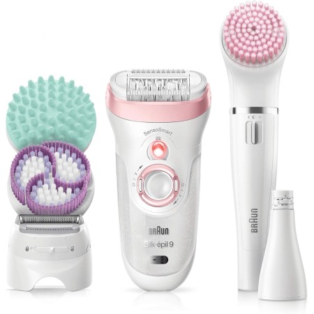 Braun Silk-épil Beauty Set 9 9-985 De Lujo 7en1 - Depiladora Mujer Inalámbrica Wet&Dry: Kit Depilación, Rasurado, Exfoliación y