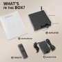 4.1 Canales Amplificador, 1600W Audio Amplificador, Bluetooth 5.0 Mini Hi-Fi Digital Amperio Integrado para los altavoces del
