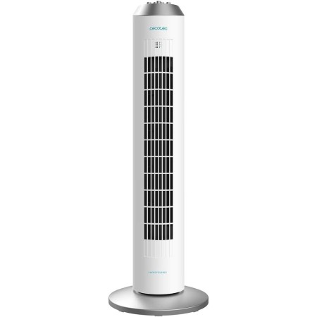 Cecotec Ventilador de torre EnergySilence 8150 Skyline de 42”, 55 W, Mando a distancia, Pantalla LED, 3 velocidades, 3 modos,