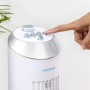 Cecotec Ventilador de torre EnergySilence 8150 Skyline de 42”, 55 W, Mando a distancia, Pantalla LED, 3 velocidades, 3 modos,