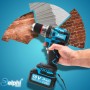 Delphi Destornillador inalámbrico de 18 V, potente con función de percusión, destornillador de percusión profesional inalámbrico