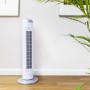 Cecotec Ventilador de torre EnergySilence 8150 Skyline de 42”, 55 W, Mando a distancia, Pantalla LED, 3 velocidades, 3 modos,