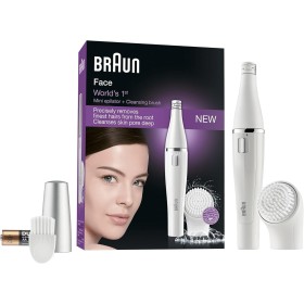 Braun FaceSpa 810 Depiladora Eléctrica Facial Mujer Sistema De Cepillo De Limpieza Y Depilación Facial: Elimina El Vello Y