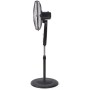 Orbegozo SF 3347, Ventilador de pie, 3 velocidades de ventilacion, 50 W, temporizador de dos horas, función oscilación, altura