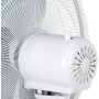 Orbegozo SF 3347, Ventilador de pie, 3 velocidades de ventilacion, 50 W, temporizador de dos horas, función oscilación, altura