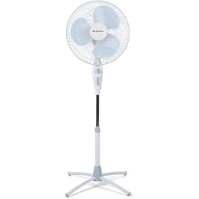Orbegozo SF3344 Ventilador de pie, 3 velocidades de ventilación, oscilante, asa de Transporte, Cabezal orientable, Temporizador,