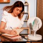 Cecotec Circulador de Sobremesa EnergySilence 800 Cyclone Desk, 40 W de potencia, 8 Pulgadas, 3 Velocidades, Oscilación