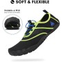 Mishansha Unisex Zapatos de Agua Antideslizante Secado Rápido Escarpines para Hombre Mujer, 36-46 EU