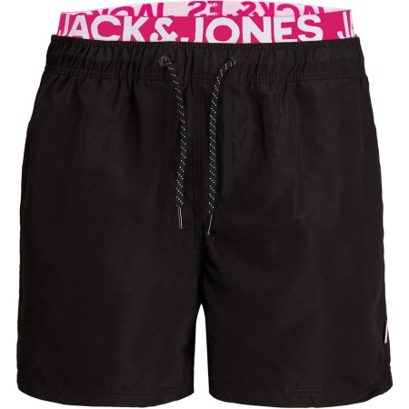 JACK & JONES Jjiaruba Jjswimshorts AKM Db WB Solid Bañadores Ajustados para Hombre