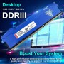 Yongxinsheng DDR3 16GB Kit (8GBx2) 1600MHz Memoria Ram Escritorio Udimm PC3-12800 Sin ECC Sin Búfer 1.5V CL11 2Rx8 Dual Rank 240