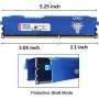 Yongxinsheng DDR3 16GB Kit (8GBx2) 1600MHz Memoria Ram Escritorio Udimm PC3-12800 Sin ECC Sin Búfer 1.5V CL11 2Rx8 Dual Rank 240