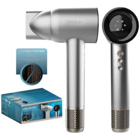 Cecotec Secador de Pelo IoniCare RockStar Nano IonTech Aluminum, Secador Con Plasma, 110000 Rpm, Pantalla, Control Inteligente